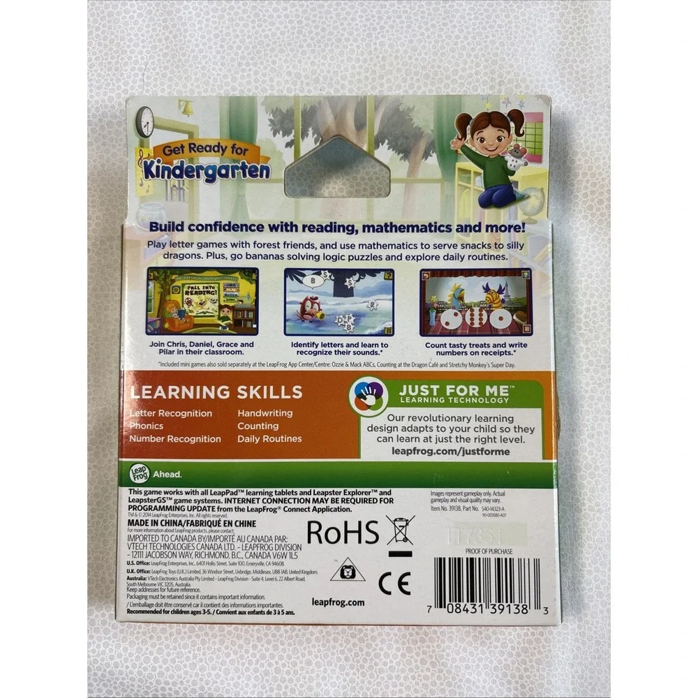 LeapFrog LeapPad Explorer Get Ready for‎ Kindergarten LeapPad New